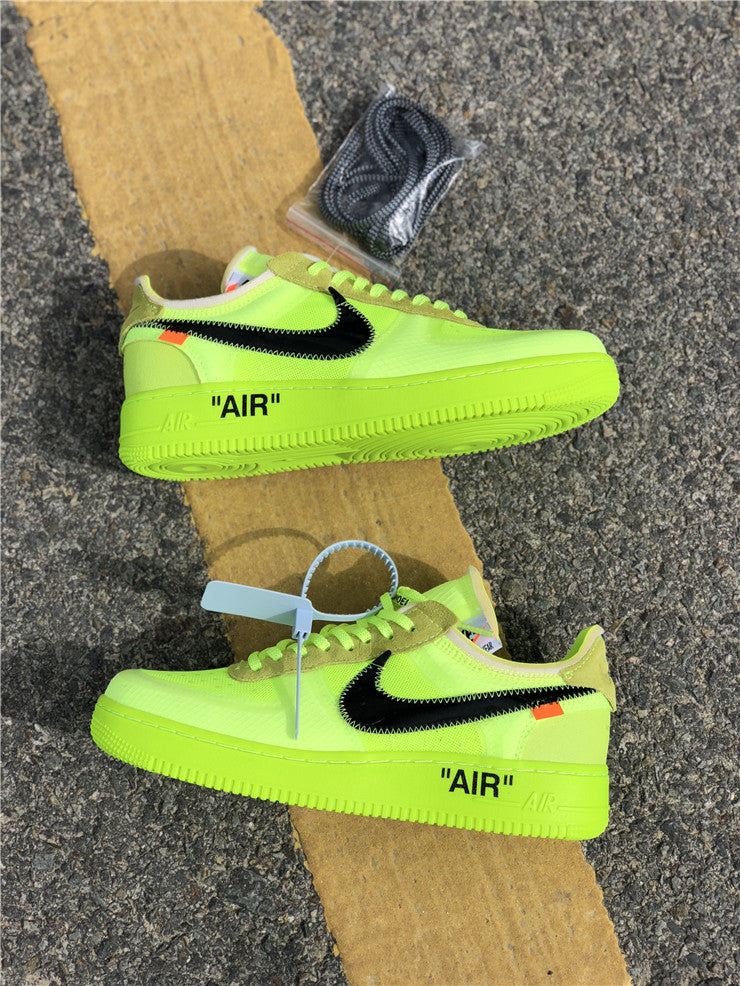 Here's How to Cop The Off-White Nike Air Force 1 Black and Volt