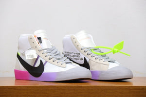 Blazer Mid Off-White Wolf Grey Serena "Queen"
