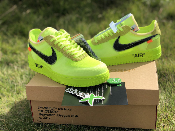 Here's How to Cop The Off-White Nike Air Force 1 Black and Volt